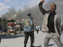 El Gobierno afgano continua perdiendo terreno ante los talibanes y controla ya apenas un 57 % del país. AP / R. Gul