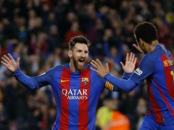 Messi abre y cierra la cuenta para los blaugrana. AP / F. Seco