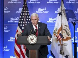 Los correos son de cuentas oficiales y de la cuenta privada que Mike Pence usaba para asuntos oficiales. AP / A. Wahl