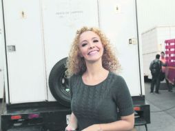 Stephanie Gerard. Posa durante el rodaje de la cinta 'Plan V', la cual en parte fue filmada en Jalisco. EL INFORMADOR / ARCHIVO