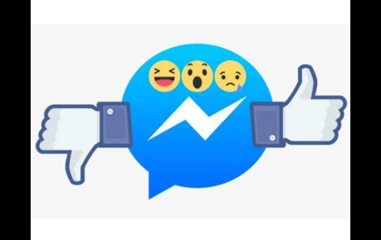 La nueva sección de reacciones para Messanger busca que un usuario pueda responder rápidamente a un sólo mensaje en una conversación. ESPECIAL / techcrunch.com