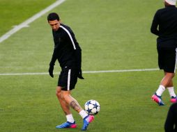 El argentino tiene en su cuenta dos de los cuatro goles del PSG en el partido de ida. AFP / P. Barrrena