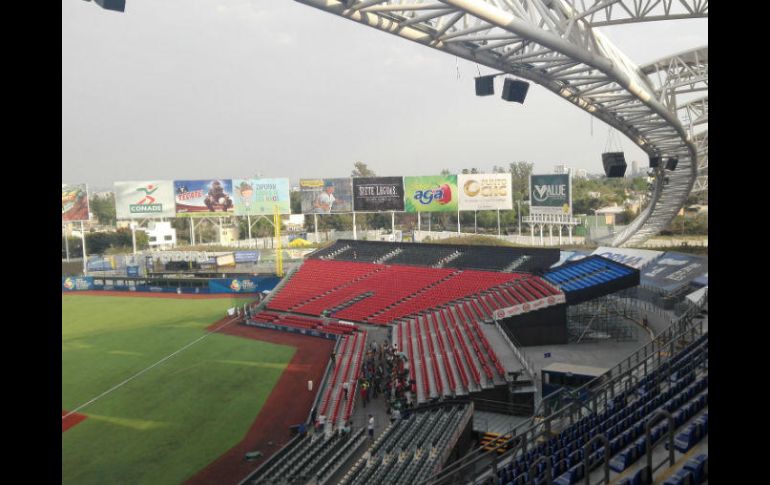 Las remodelaciones al estadio  significan una inversión de aproximadamente 25 millones de pesos. EL INFORMADOR / D. Reos