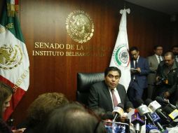 El PRD iniciará un procedimiento sancionador a Miguel Barbosa por apoyar directamente a López Obrador. NTX / ESPECIAL