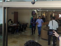 El entrenador del Guadalajara, Matías Almeyda, habló con Brizuela antes de la cirugía, lo que le dio ánimo al jugador. EL INFORMADOR / A. Ramírez