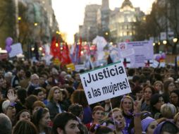 Este 8 de marzo se conmemora el Día Internacional de la Mujer con marchas en muchos países. EFE / Mariscal