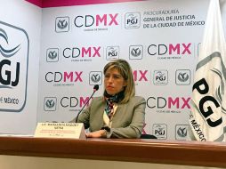 La titular de la fiscalía Margarita Maguey Neira declaró el estado actual de la niña y las condiciones en las que vivía. TWITTER / @PGJDF_CDMX