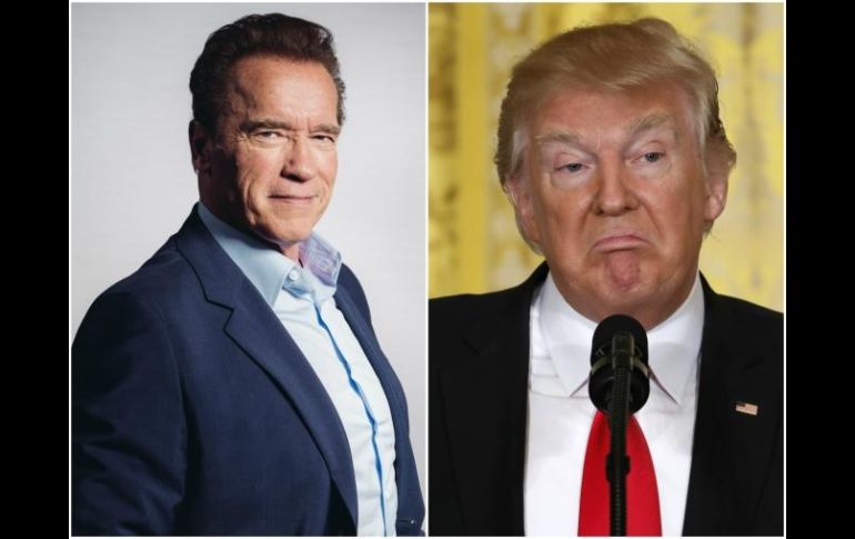 Trump dijo que Arnold fue despedido de 'The Celebrity Apprentice' por los bajos ratings que tuvo. ESPECIAL /