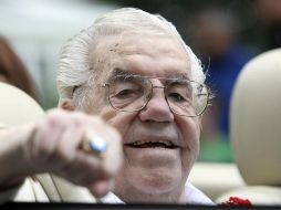Lou Duva quien ingresó al Salón de la Fama del Boxeo Internacional  en el año 1998,  falleció de causas naturales. AP / M. Groll