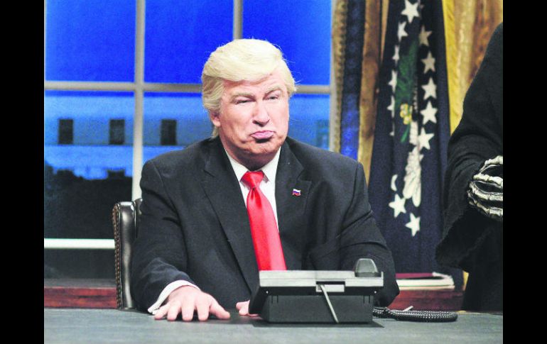 La interpretación de Trump le dio un segundo aire a la carrera de Baldwin. ESPECIAL /