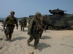 Este tipo de despliegue indica que Estados Unidos podría estarse preparando para dar cobertura de artillería a fuerzas aliadas locales. AFP / ARCHIVO