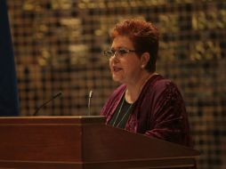 La diputada de Movimiento Ciudadano, María de Lourdes Martínez Pizano, presentó la iniciativa de acuerdo al legislativo. EL INFORMADOR / F. Atilano