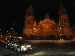 El Rally México Guanajuato después de 14 años  salió de su estado para dar una probada a los capitalinos. NTX / J. Pazos