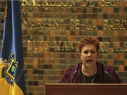 María de Lourdes Martínez Pizano (MC) propuso entregar el reconocimiento en octubre, mes del centenario. EL INFORMADOR / F. Atilano