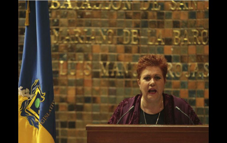 María de Lourdes Martínez Pizano (MC) propuso entregar el reconocimiento en octubre, mes del centenario. EL INFORMADOR / F. Atilano