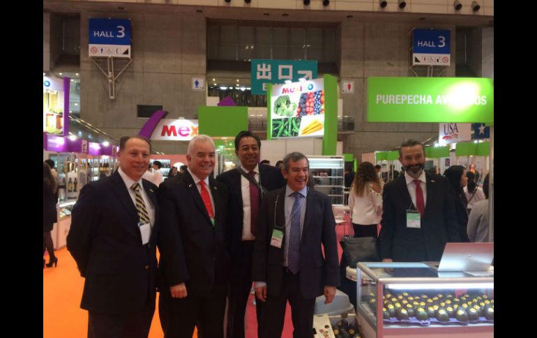 La delegación jalisciense en la feria de comida más importante de Asia, en Tokio, Japón. TWITTER / @JaliscoSEDER
