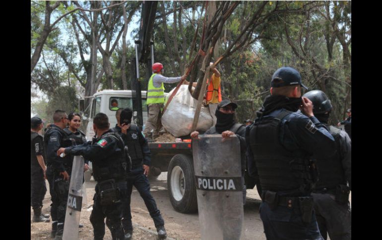 Inconformes afirman que nadie les ha informado sobre los trabajos planeados. EL INFORMADOR / G. Gallo