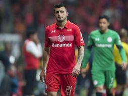 El jugador escarlata fue explusado del partido de Copa Toluca-Morelia. MEXSPORT / ARCHIVO
