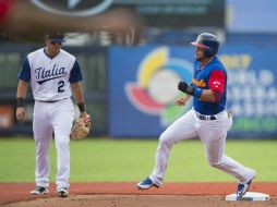 Un doblete de Pado (D), de Venezuela, definió el encuentro. MEXSPORT / C. de Marchena