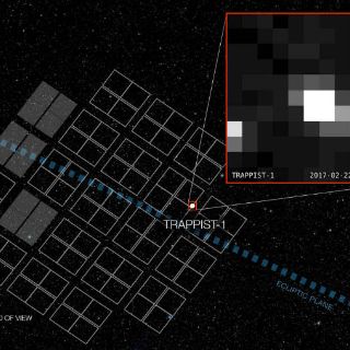 Muestran la primera foto real del nuevo sistema solar