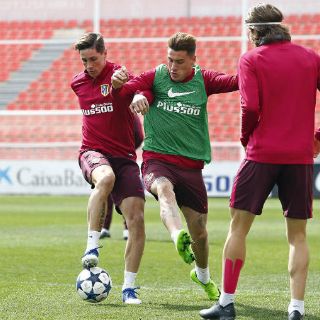 Fernando Torres entrena con el Atlético de Madrid