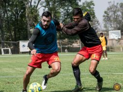 Los Leones se preparan para enfrentar a Tapachula. TWITTER / @LeonesNegrosCF