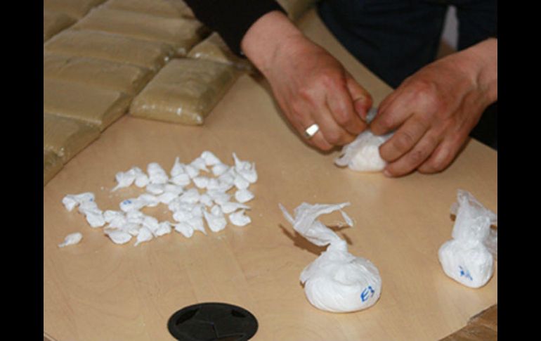 Dentro de los llaveros, con forma de pequeños balones de tejido blando, había bolsitas con la droga. AFP / ARCHIVO