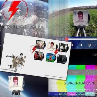 Lanzan al espacio sellos para homenajear a David Bowie