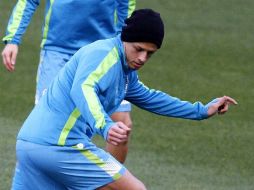 “Chicharito” apostó su cabellera al pronosticar la derrota de los Patriotas de Nueva Inglaterra en el pasado Super Bowl LI. EFE / J. López