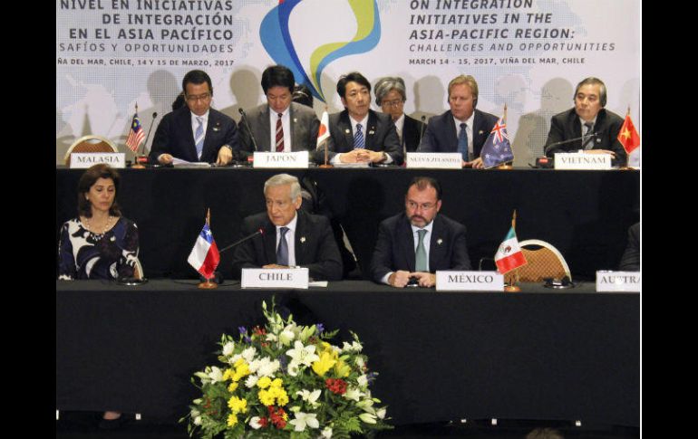 El canciller estuvo presente en el ‘Diálogo de Alto Nivel en Iniciativas de Integración en el Asia Pacífico’. NTX / A. Sepúlveda