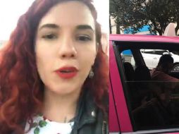 En sus redes sociales, la conductora compartió fotografías del automovilista al que señaló por agredirla. TWITTER / @plaqueta