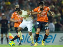 Domínguez espera demostrar ante Pumas que los 'golpes' han hecho más fuertes a los de Coapa. MEXSPORT / ARCHIVO