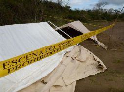 Las primeras de las fosas fueron descubiertas en agosto por el colectivo El Solecito, desde esa fecha han encontrado 124. EFE / L. Monroy