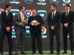 Javier Tebas (C), piensa en cómo atraer a los consumidores de la generación 'millennial'. SUN / ARCHIVO