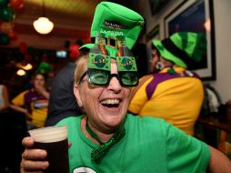 El color verde no siempre fue el asociado con esta fiesta, de hecho, en el siglo XIX era más usado el azul. EFE / D. HIMBRECHTS