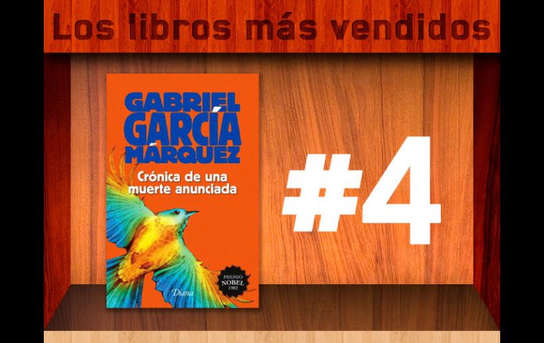 El libro de Gabriel García Márquez es el cuarto libro más solicitado. ESPECIAL /