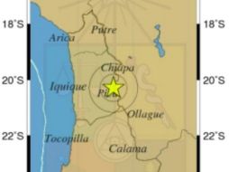 No reportan daños materiales o desgracias personales; el hipocentro se registró a 116.6 kilómetros de profundidad. ESPECIAL / www.sismologia.cl