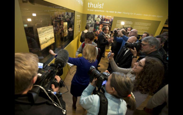 'Es uno de los días más extraordinarios de la historia de nuestro museo', dice Axel Rueger, director del museo. AP / P. Dejong
