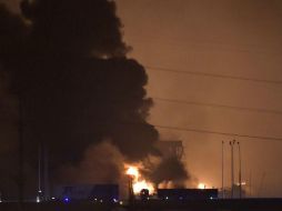 Las llamas se veían desde la ciudad de Villahermosa debido a que alcanzaron varios metros de altura. AP / ARCHIVO