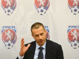Aleksander Ceferin ha dicho que Europa pedirá al menos 16 puestos en un Mundial expandido. AFP / M. Cizek