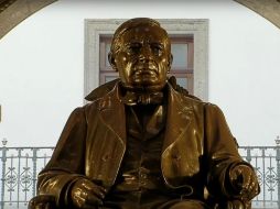 El evento se realiza en la escultura que se encuentra en el Patio de Honor de Palacio Nacional. YOUTUBE / Gobierno de la República