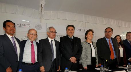 En conferencia de prensa, María Cristina García Cepeda, dio a conocer su programa de trabajo. TWITTER / @cultura_mx