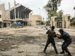 El hombre fallecido era el responsable de la brigada de artillería y se identifica como Hasan Mahmud Al Farahat Al Afri. AFP / A. Al-Rubaye