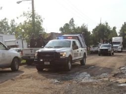 Una patrulla y un vehículo marca Ford también presentaron impactos de bala. NTX / ARCHIVO