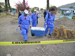 En la fosa común fueron enterrados alrededor de 35 cadáveres sin protocolo de identificación. EFE / T. Rivera