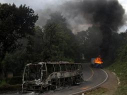 Personal de Protección Civil y Bomberos, así como voluntarios de Zacapu lograron apagar el fuego. SUN / ARCHIVO