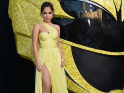 La actriz de ascendencia mexicana Becky G, cuyo personaje hablará de la diversidad sexual de una manera sutil. AFP / C. Delmas