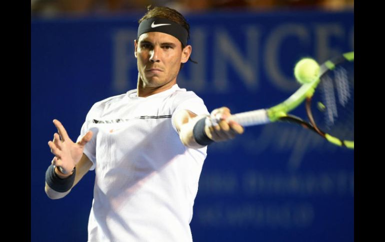 Rafa Nadal busca en 2017 su primer título, tras haber sido finalista en el Abierto de Australia y en el Abierto de Acapulco. MEXSPORT / ARCHIVO