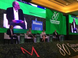 Se llevó a cabo el panel sobre el TLC con EUA y Canadá con Jaime Serra, Herminio Blanco, Carla Hills y Michael Wilson. TWITTER / @DienerMax