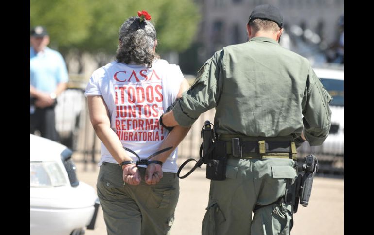 Según cifras de la ICE el número de mexicanos en procesos de deportación aumentó proporcionalmente durante el gobierno de Donald Trump. NTX / ARCHIVO